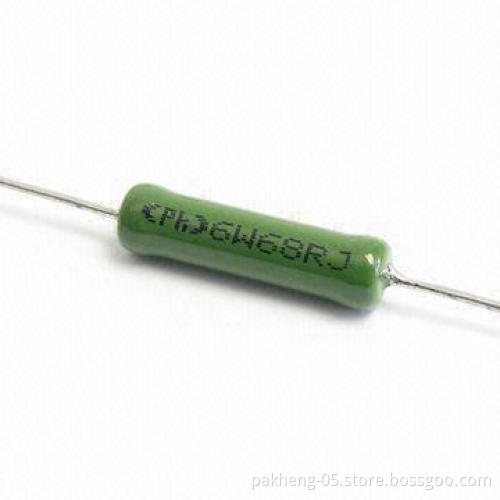 Wire Wound Resistors with 0.25 to 10W Power, Silicon Resin Coating and Color Ring Resistors
